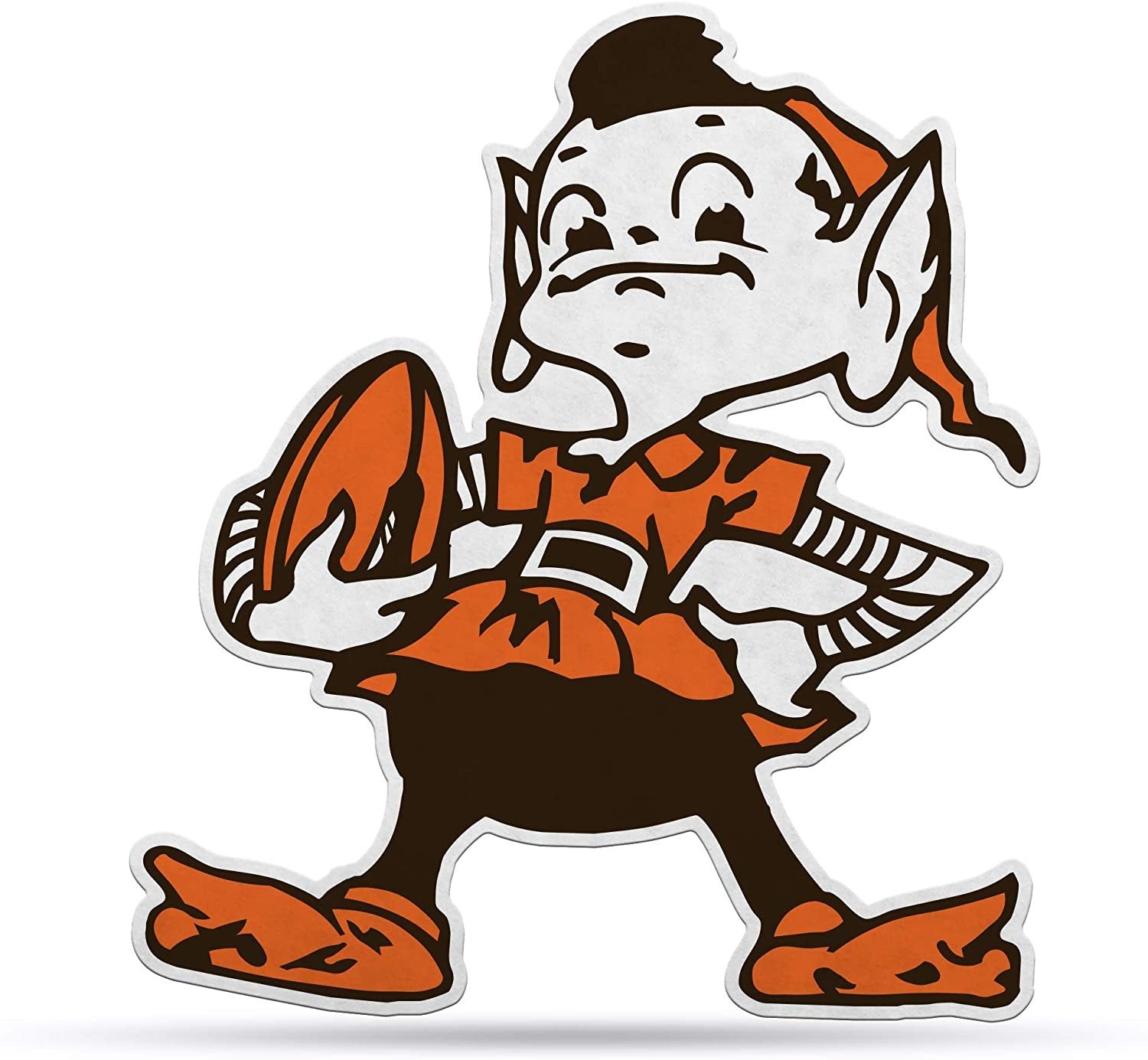 Cleveland Browns Pennant Retro Logo 18 Inch Soft Felt 1