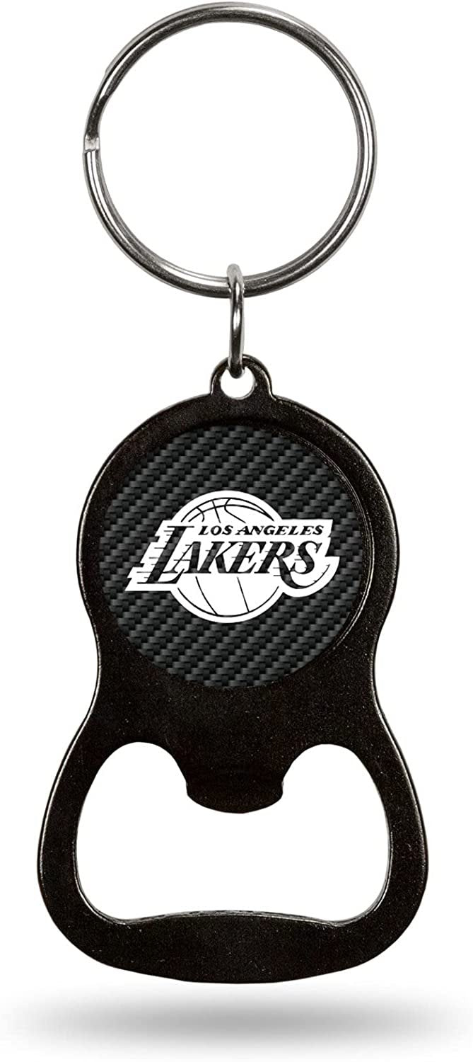 Los Angels Lakers Keychain Bottle Opener Carbon Fiber Design Metal Basketball
