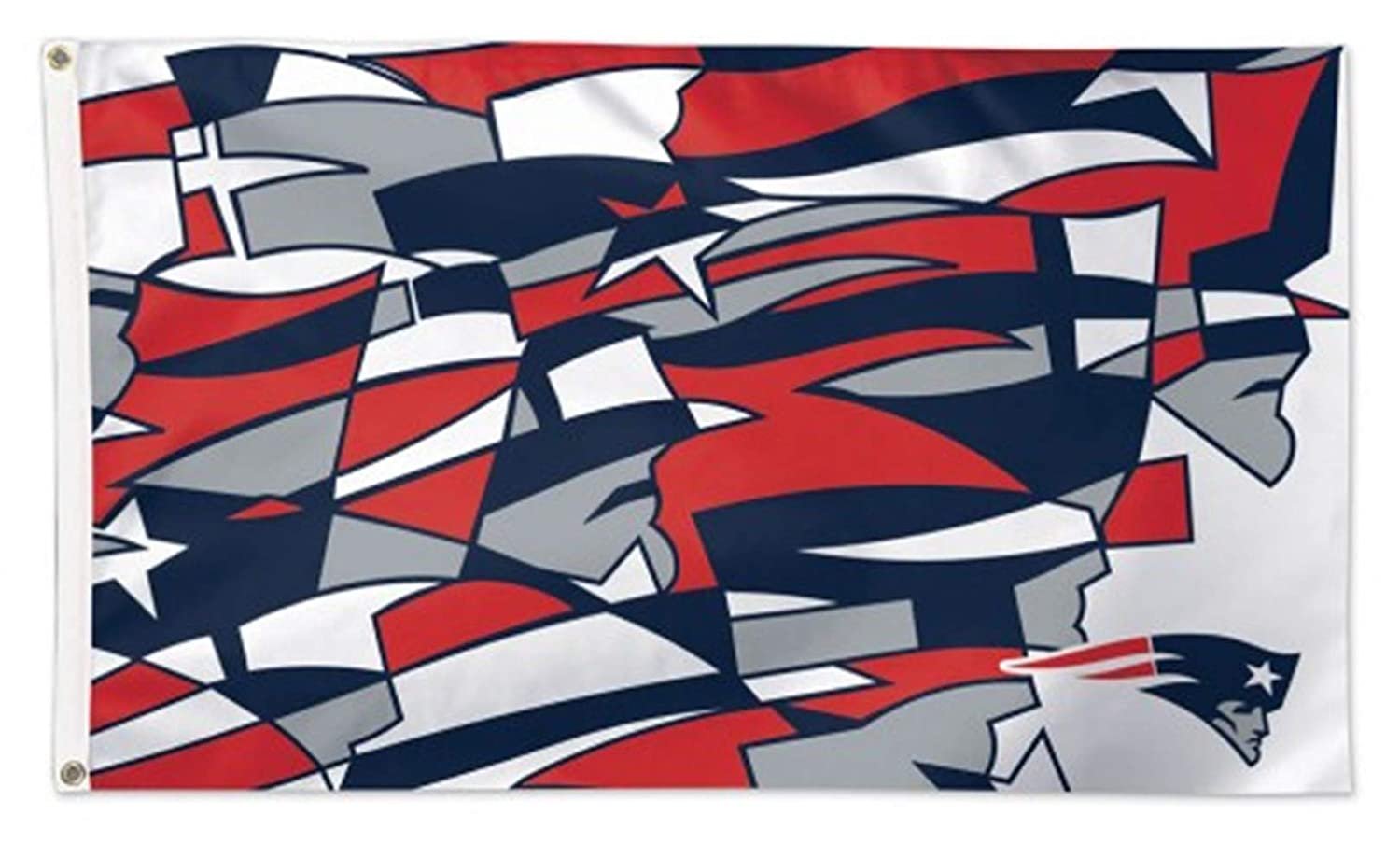 New England Patriots Premium 3x5 Feet Flag Banner, XFit Design, Metal Grommets, Outdoor Use, Single Sided 1