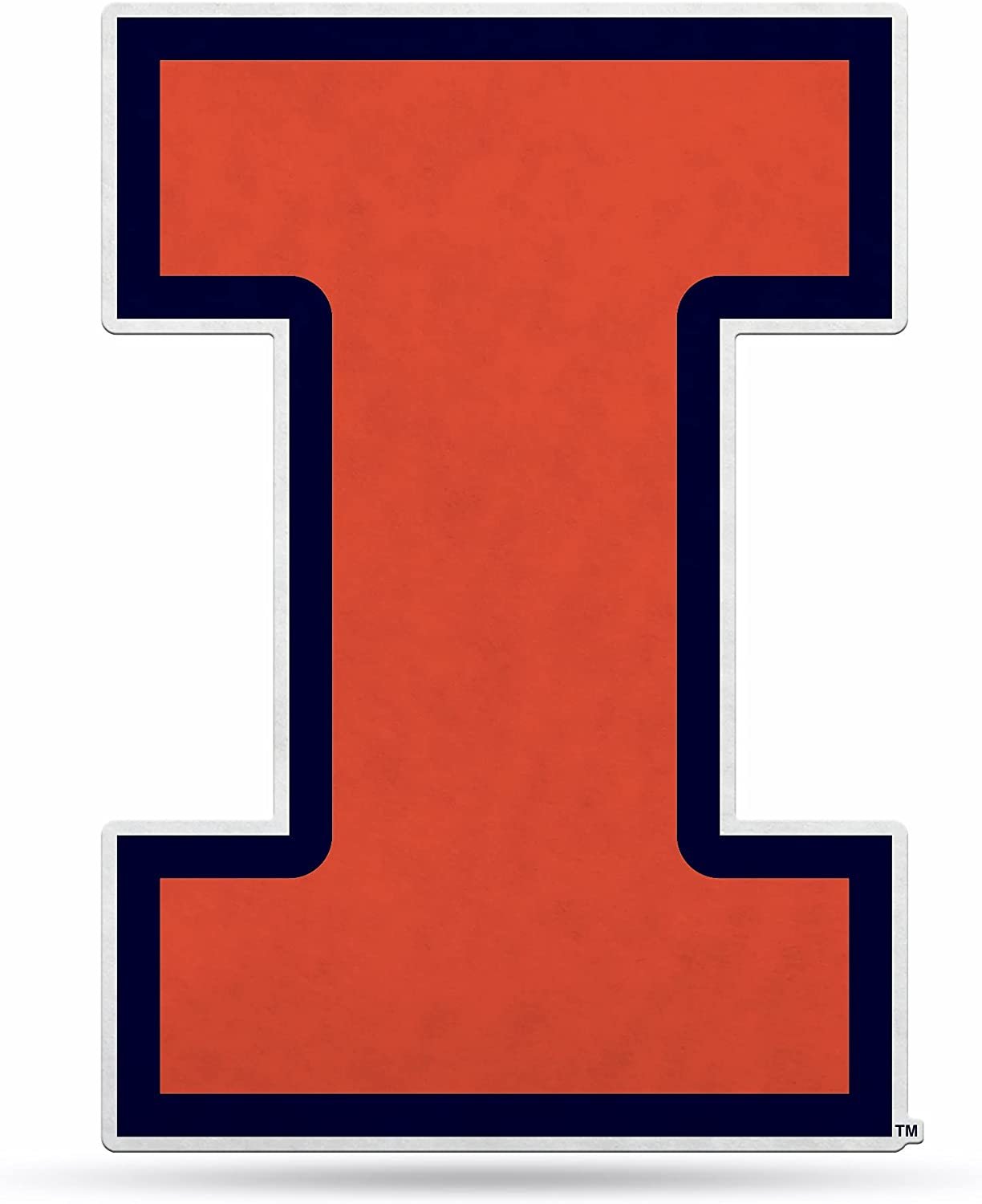University of Illinois Fighting Illini Soft Felt Pennant, Logo Design, Shape Cut, 18 Inch, Easy To Hang 1