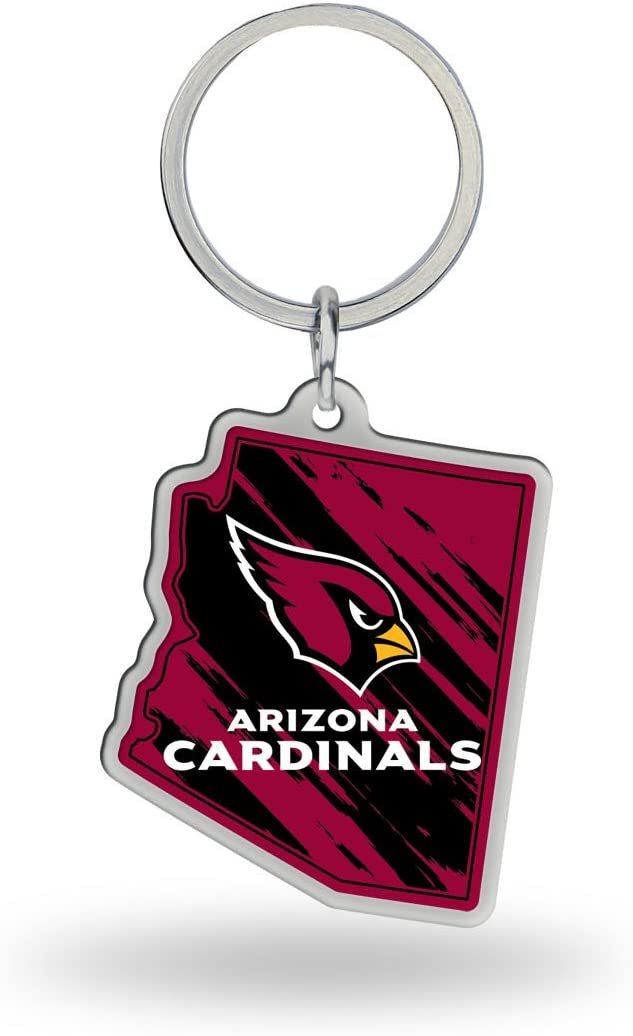 NFL Rico Industries State Shape Keychain, Arizona Cardinals