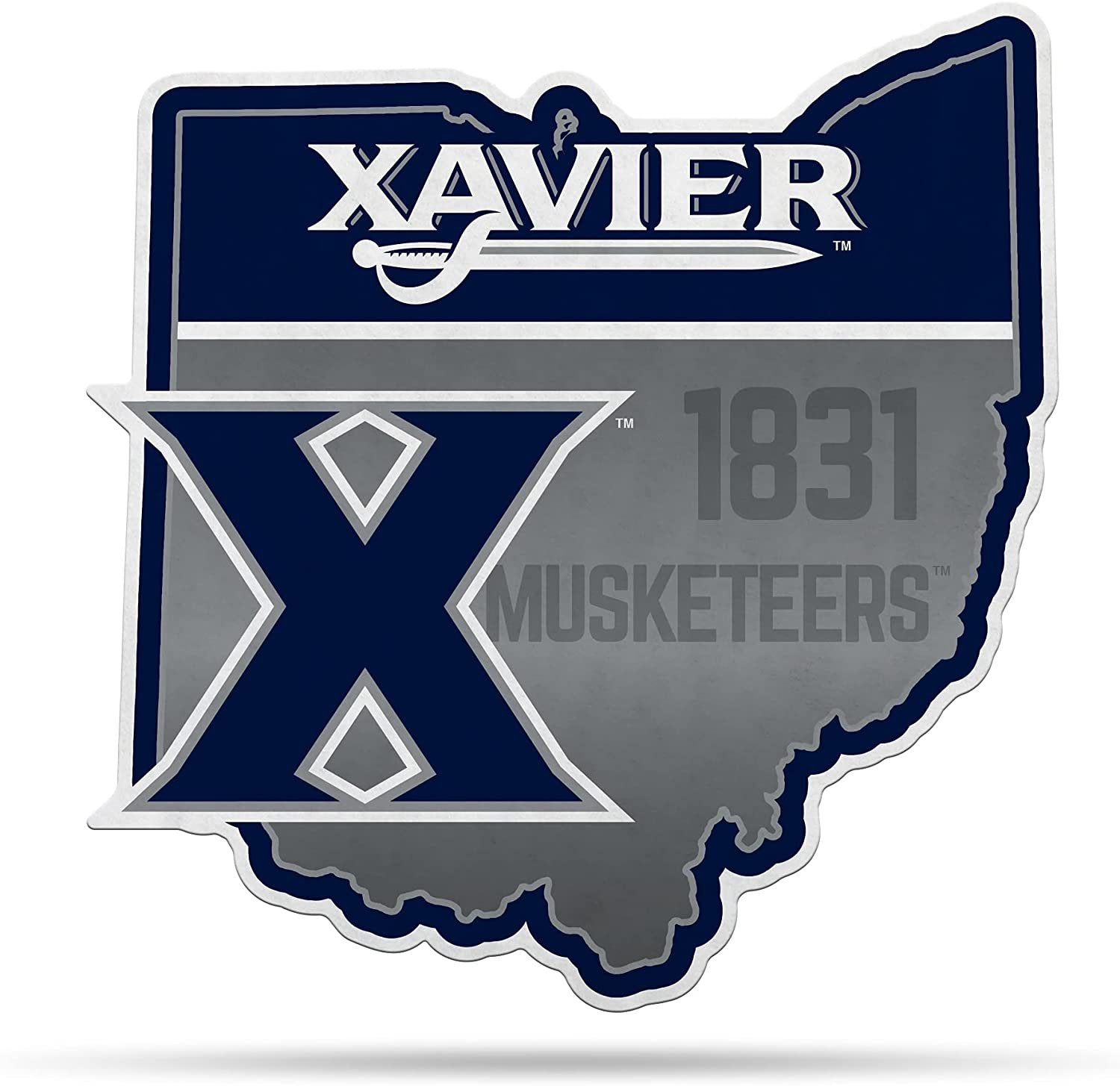 Xavier Musketeers Pennant State Shape 18 Inch Soft Felt University of