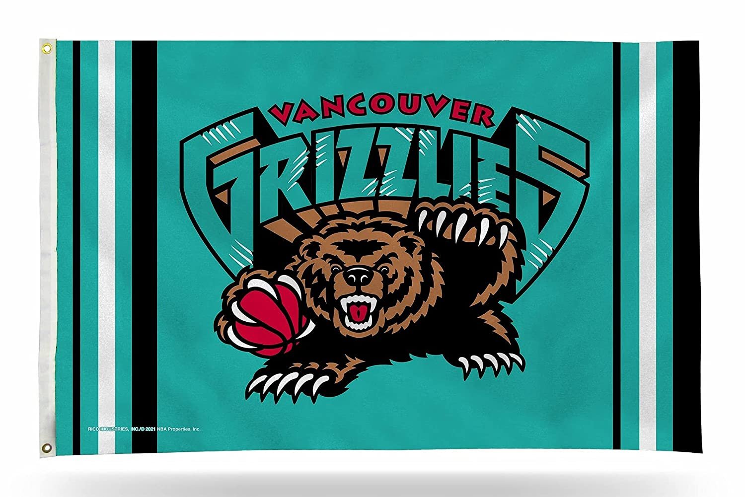 Memphis Grizzlies Flag Banner 3x5 Retro Vancouver Design Premium Metal Grommets Outdoor House Basketball 1