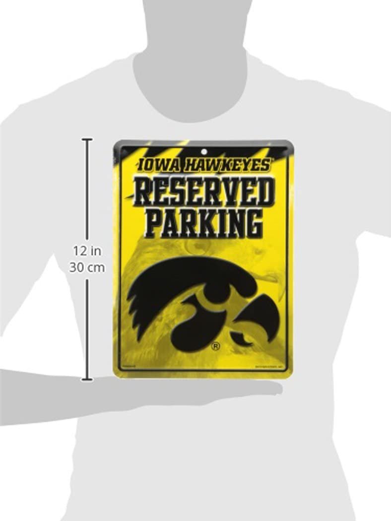 Iowa Hawkeyes Metal Parking Sign 2