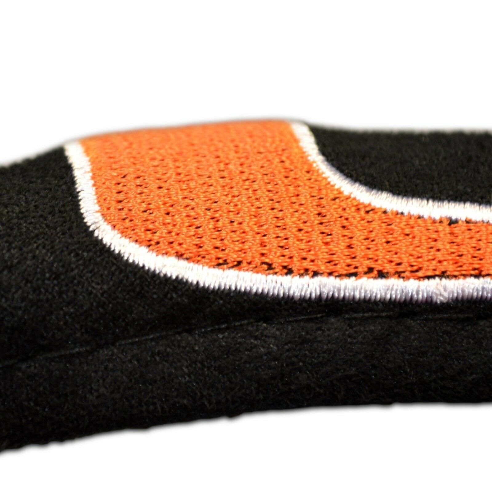 San Francisco Giants Steering Wheel Cover Premium Embroidered Black 15 Inch 4