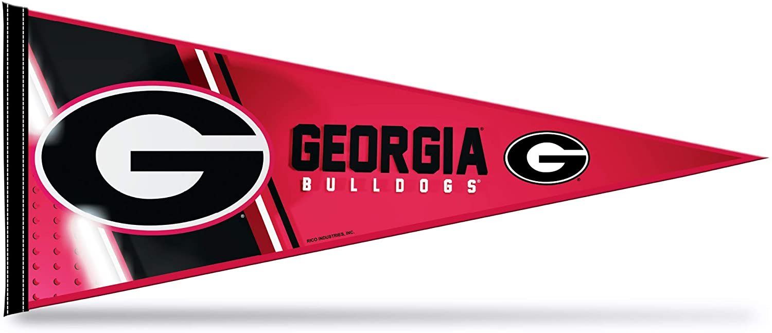 Georgia Bulldogs Pennant 12x30 Inch Soft Felt University of