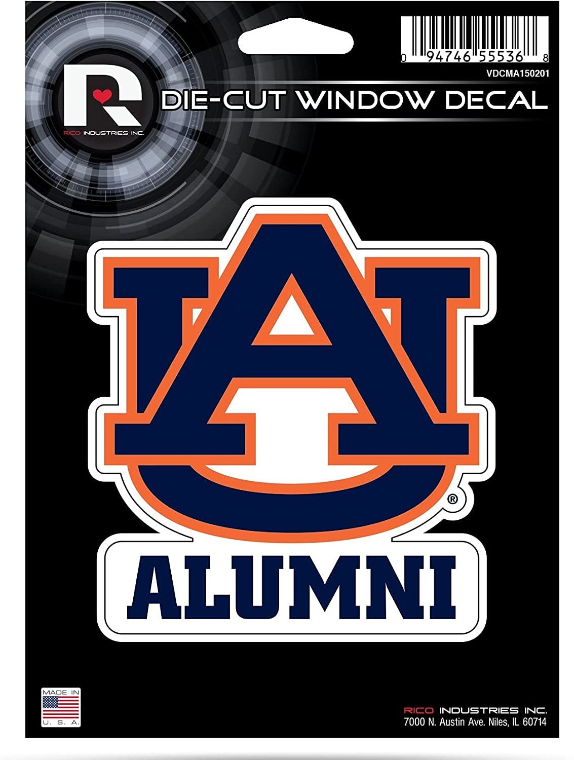 Auburn Tigers Alumni 5" Decal Sticker Flat Vinyl Die Cut Auto Home Emblem University of 1