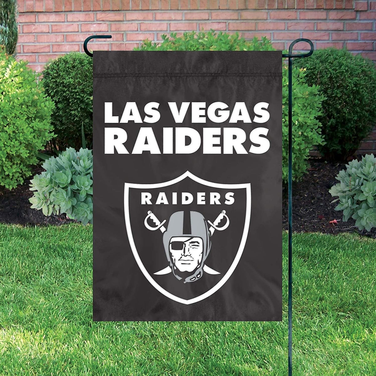 Las Vegas Raiders Premium Garden Flag Banner, Embroidered, 13x18 Inch