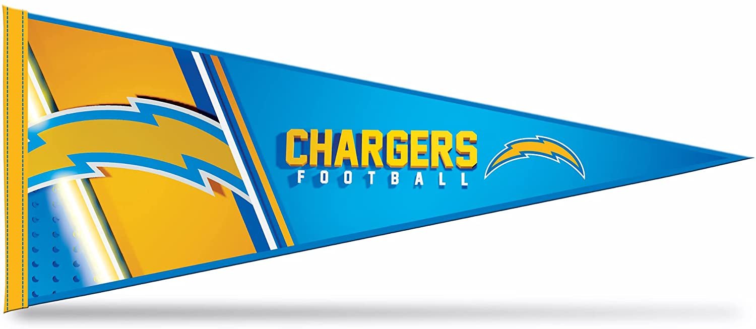 Los Angeles Chargers Soft Felt Pennant, 12x30 Inch, Easy to Hang, Home or Office 1