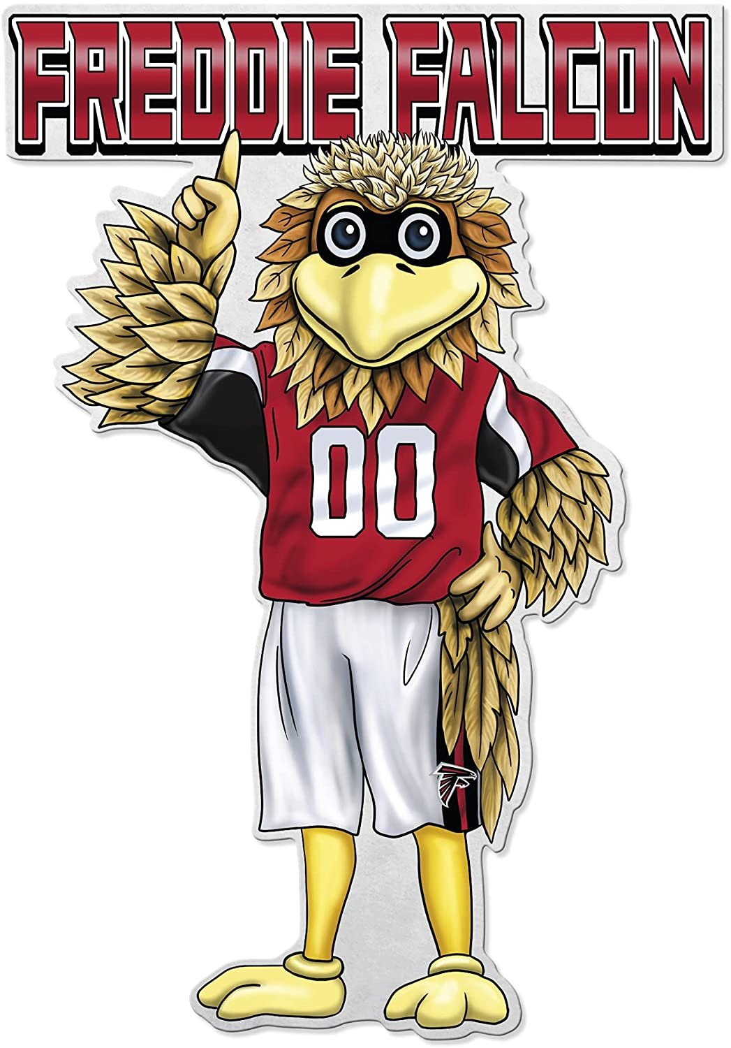 Atlanta Falcons Pennant Mascot Logo 18 Inch Soft Felt