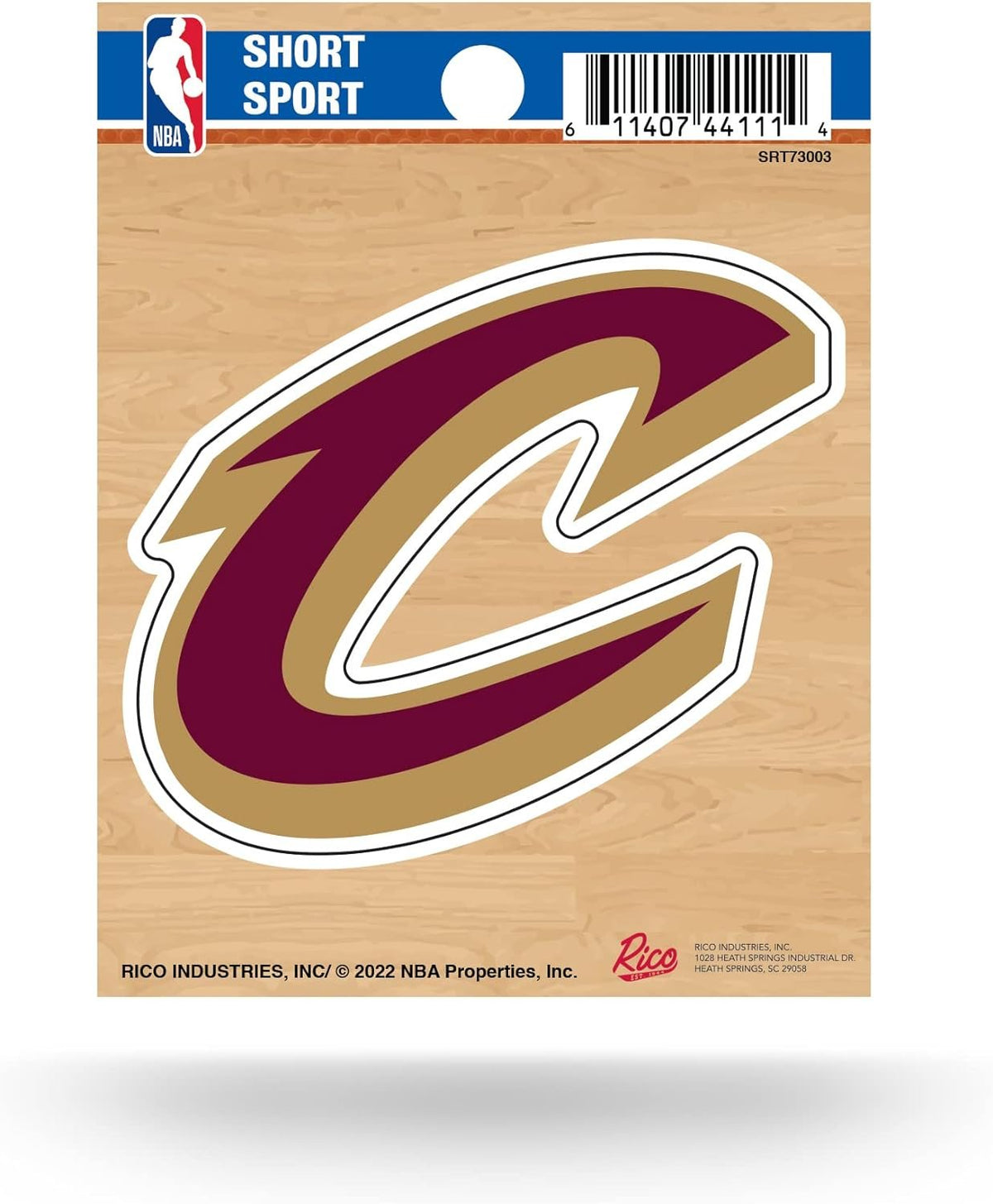 Cleveland Cavaliers 3 Inch Decal Sticker, Flat Vinyl Die Cut, Full Adhesive Backing 1