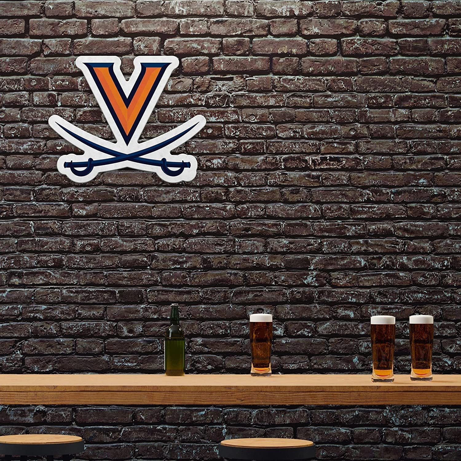 University of Virginia Cavaliers Soft Felt Pennant, Primary Design, Shape Cut, 18 Inch, Easy To Hang 2