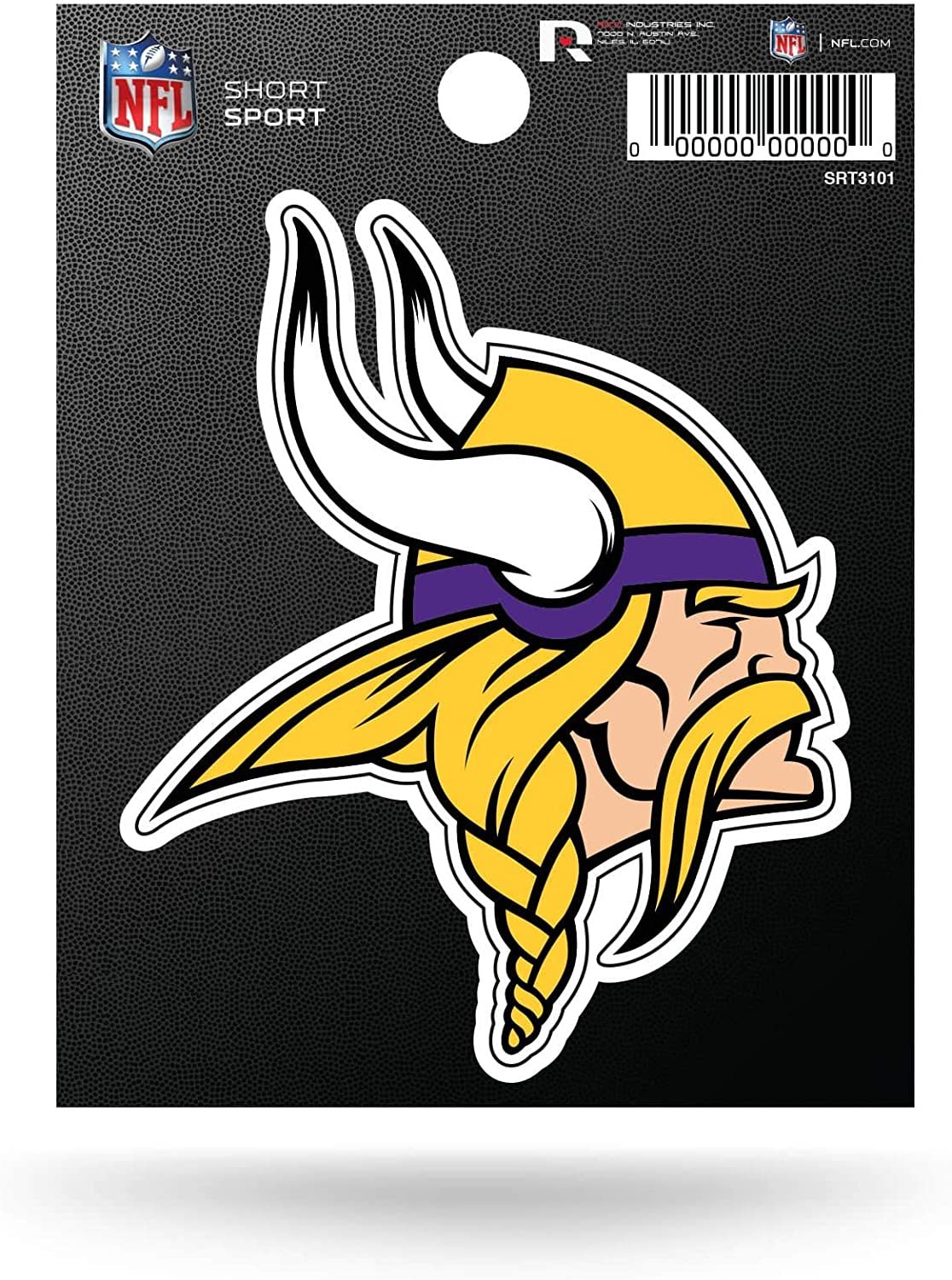 Minnesota Vikings 3 Inch Decal Sticker, Flat Vinyl Die Cut, Full Adhesive Backing 1
