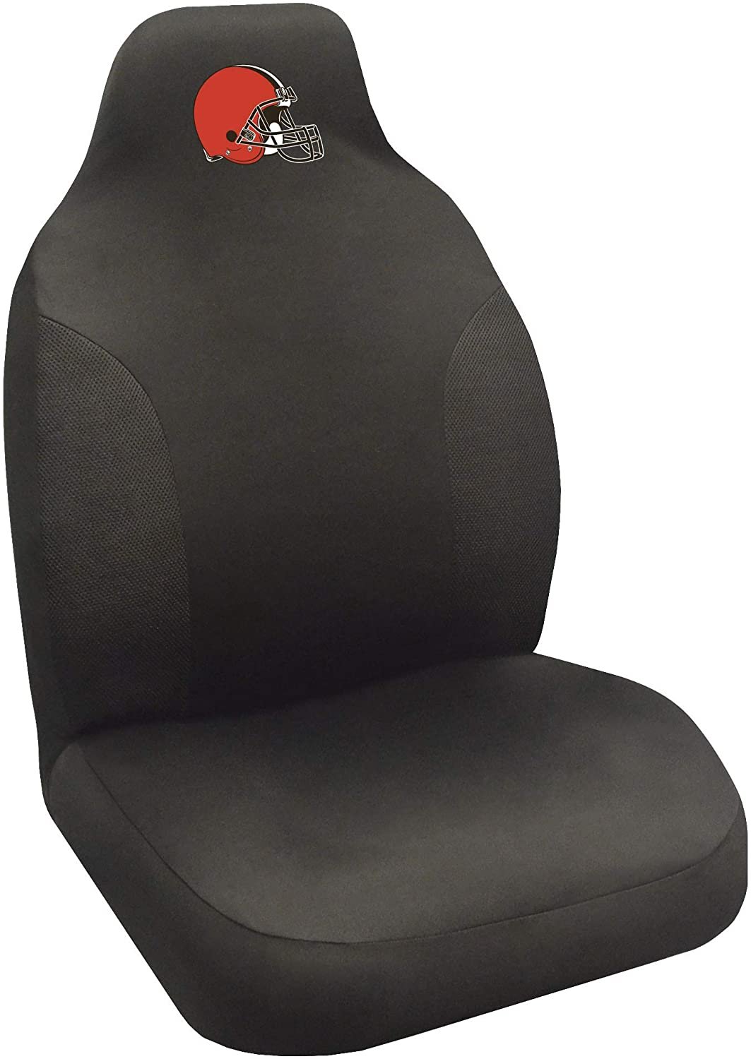 Cleveland Browns Embroidered Seat Cover, Black, 20"x48" 1