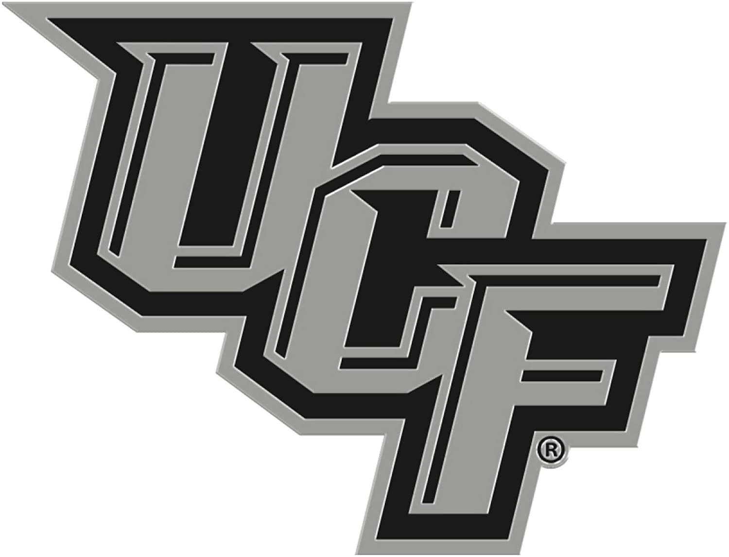 University of Central Florida Knights Solid Metal Raised Auto Emblem Decal Adhesive Backing