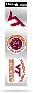 Virginia Tech Hokies 3 Piece Retro Spirit Decals Premium Throwback Stickers 1