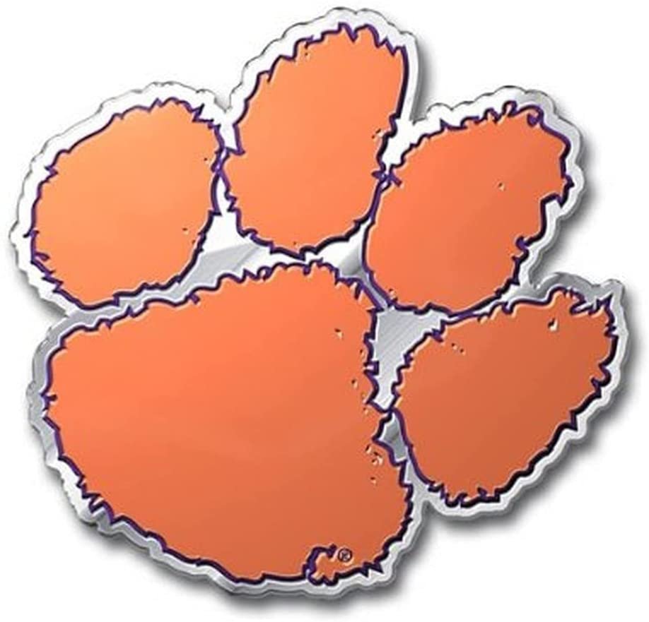 Clemson University Heavy Duty Aluminum Color Emblem