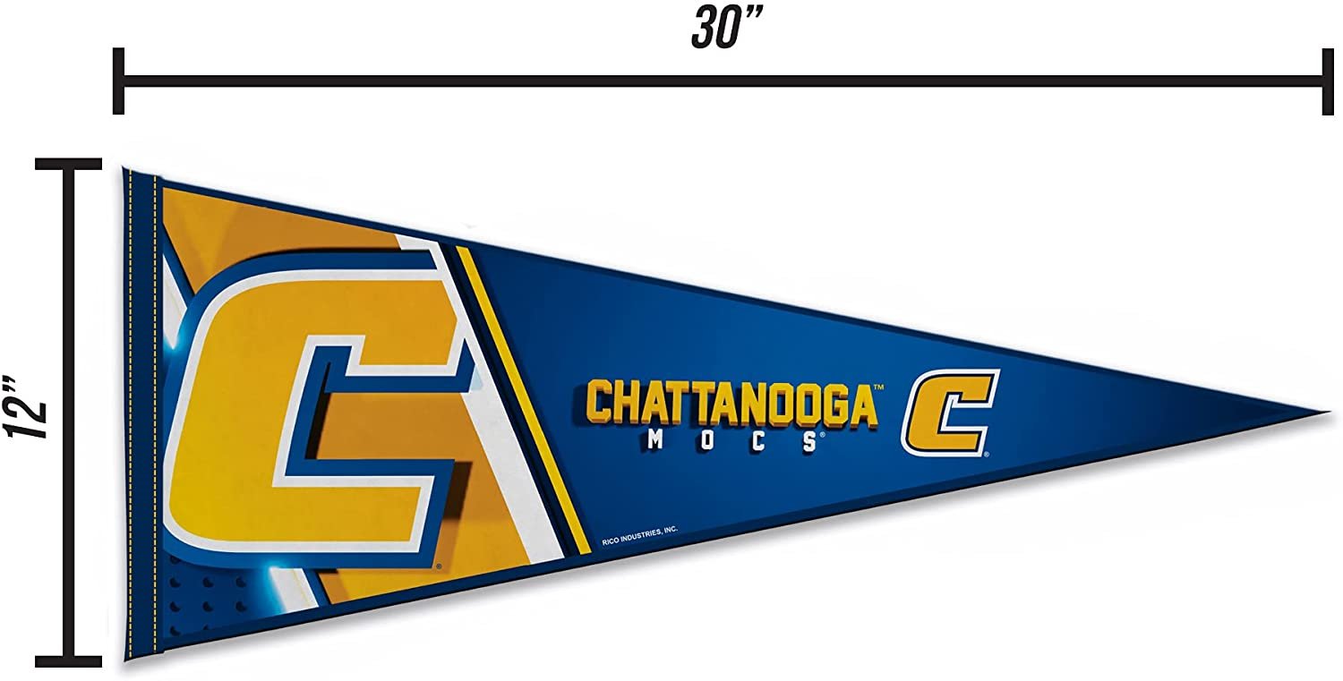 University of Tennessee Chattanooga Mocs Soft Felt Pennant, 12x30 Inch 4