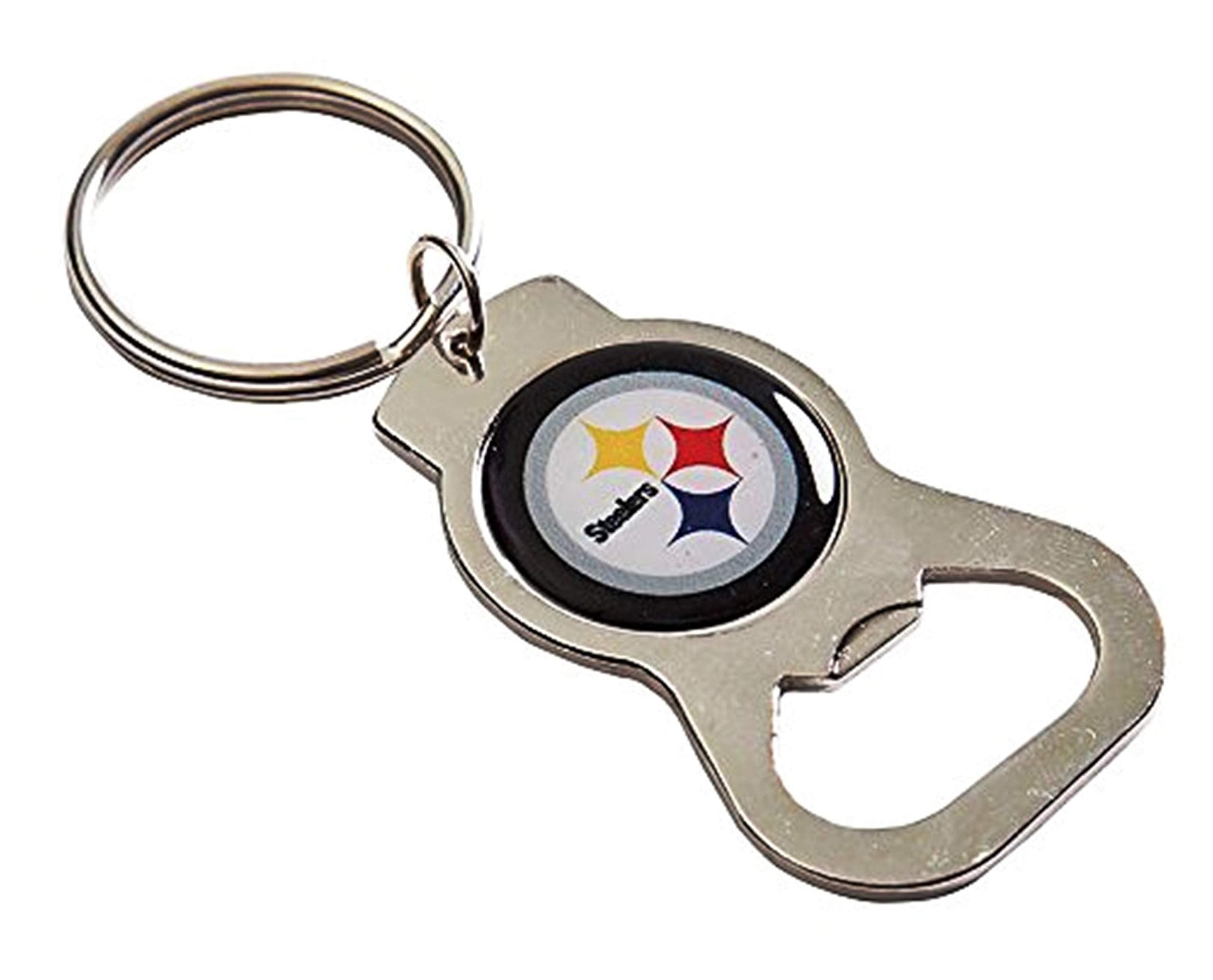 Team Sports America C307806 Pittsburgh Steelers Bottle Opener, Silver 1