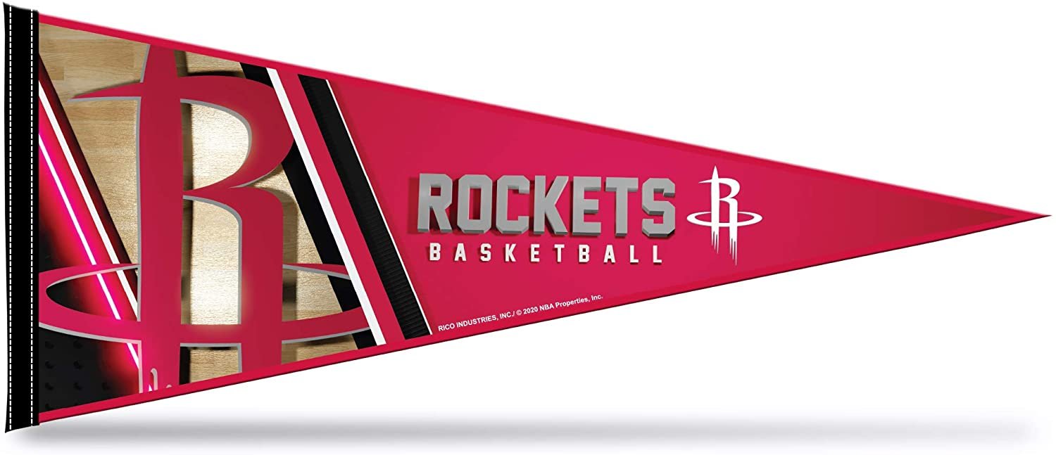 Houston Rockets Pennant 12x30 Inch Soft Felt 1