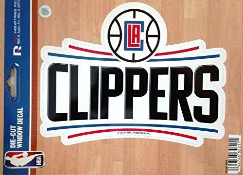 Los Angeles Clippers NEW DESIGN 5" Flat Vinyl Die Cut Decal Sticker Basketball 1