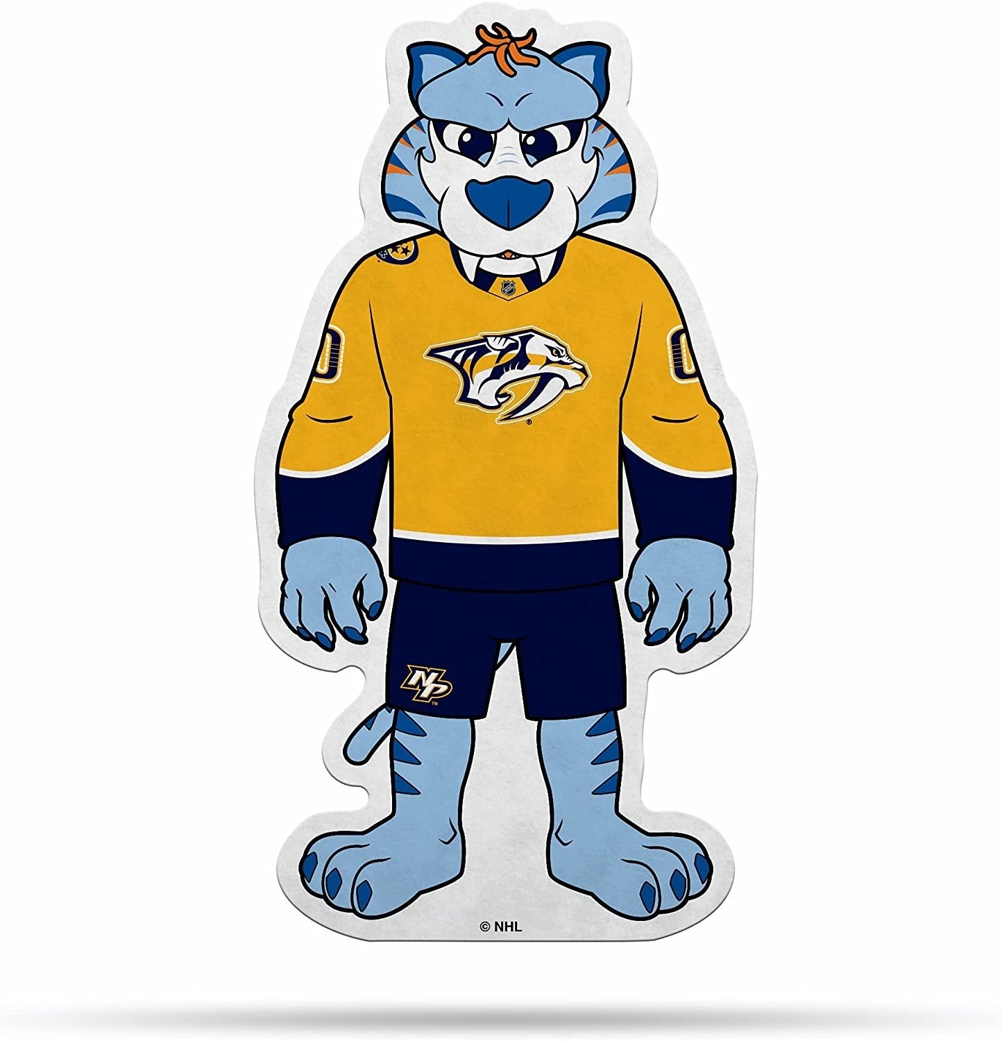 Nashville Predators MASCOT Design Pennant Soft Felt 18 Inch