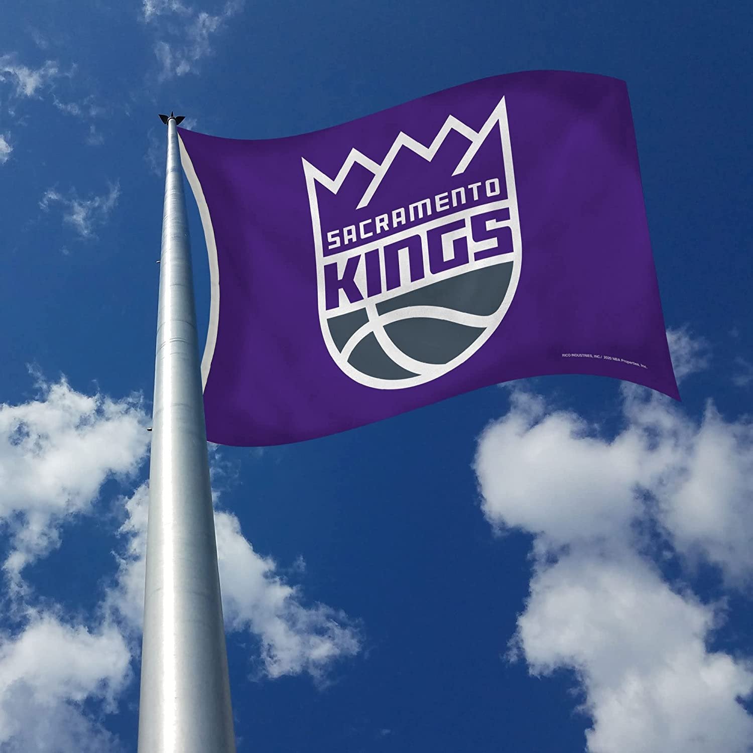 Sacramento Kings Premium 3x5 Foot Flag Banner, Metal Grommets, Indoor Outdoor, Single Sided 3
