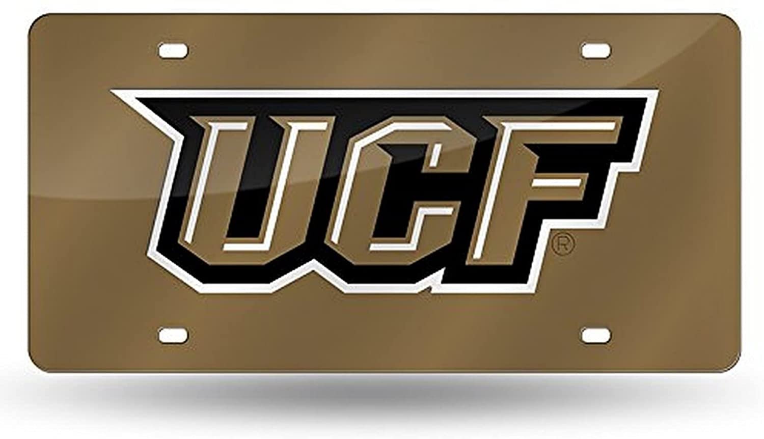 University of Central Florida Knights UCF Laser Tag Mirrored License Plate Acrylic Inlaid 6x12 Inch