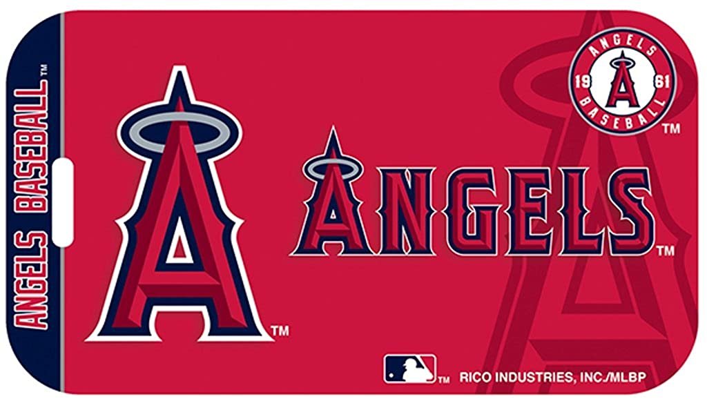 Rico Industries MLB Los Angeles Angels KeychainKeychain Luggage Tag, Team Colors, One Size