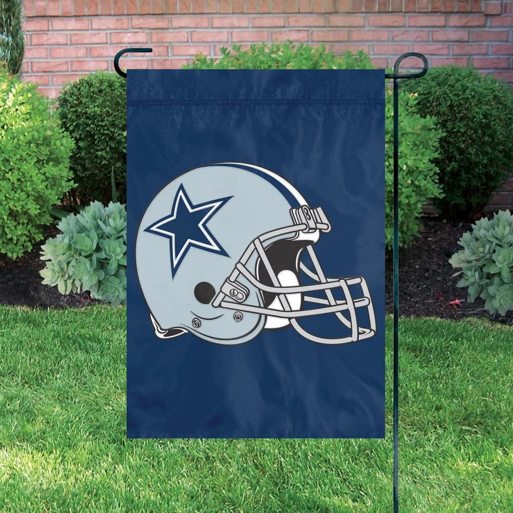 Dallas Cowboys Premium Garden Flag Banner Embroidered Applique 12x18 Inches 3
