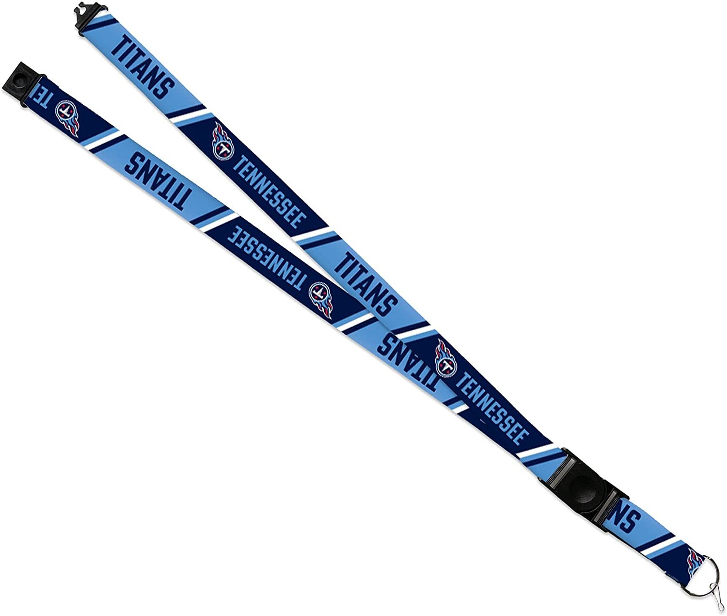 Tennessee Titans Lanyard Keychain Double Sided Breakaway Safety Design Adult 18 Inch 1