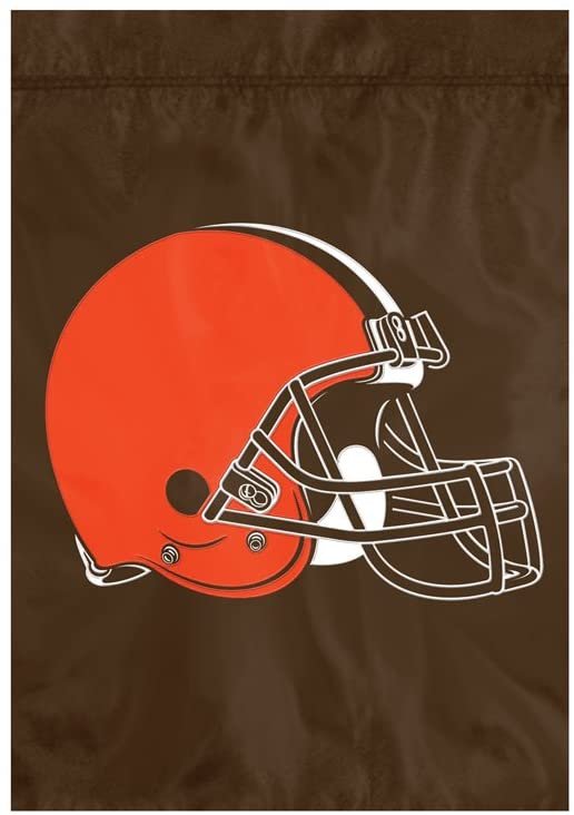 Cleveland Browns Premium Garden Flag Banner Applique Embroidered 12.5x18 Inch 1