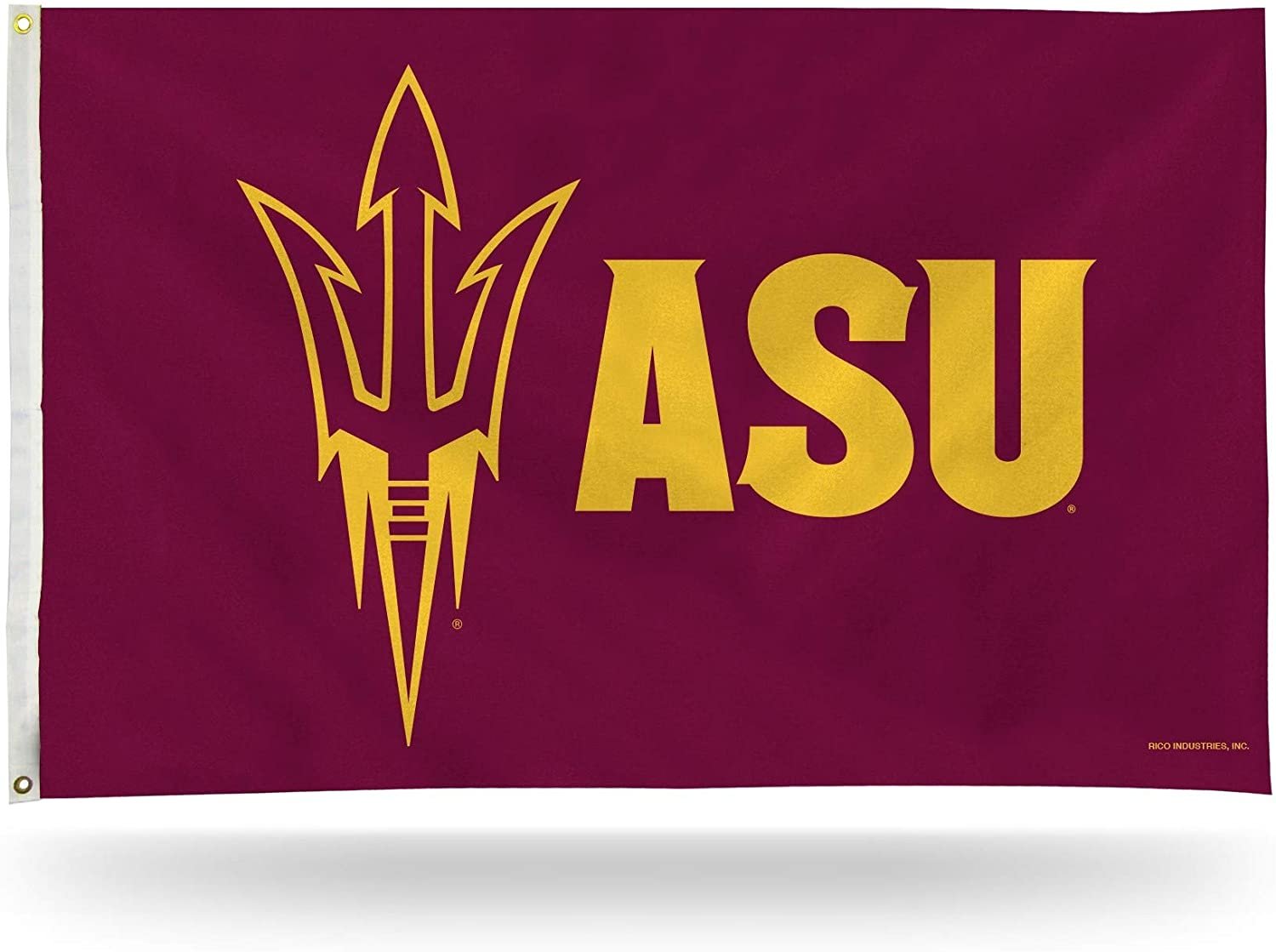 Arizona State University Sun Devils Premium 3x5 Feet Flag Banner, Logo Design, Metal Grommets, Outdoor Use, Single Sided