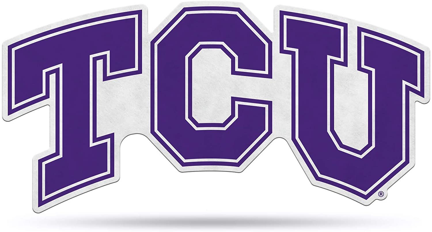 TCU Horned Frogs Pennant  Primary Logo 18 Inch Texas Christian University 1