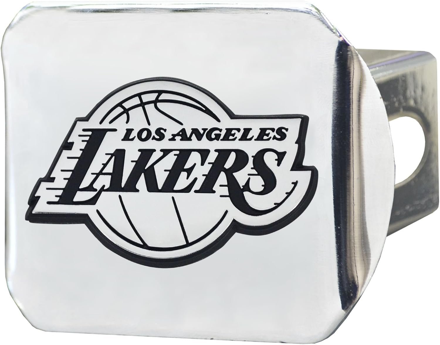 Los Angeles Lakers Hitch Cover Solid Metal with Raised Chrome Metal Emblem 2" Square Type III