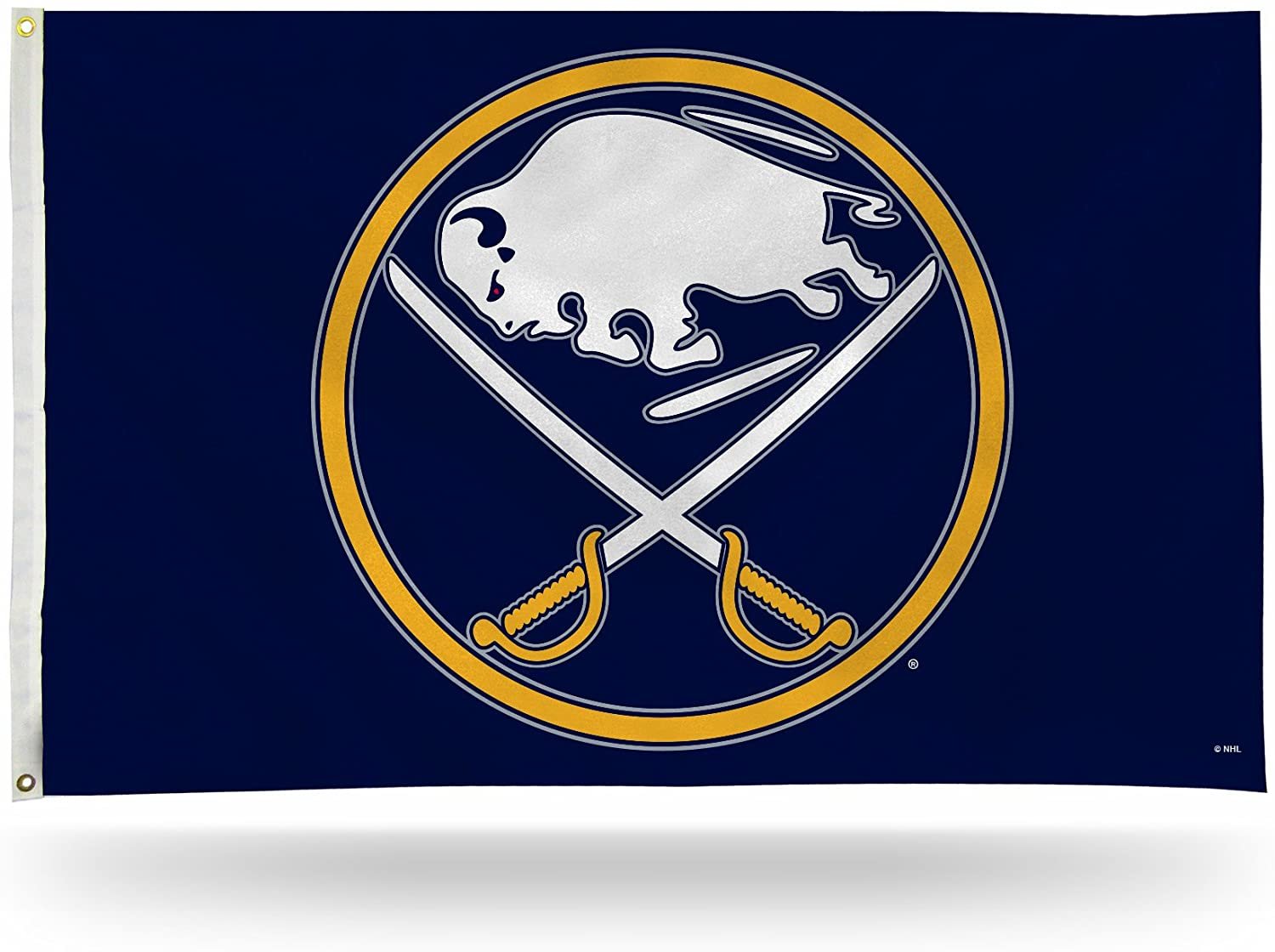 Buffalo Sabres Premium 3x5 Feet Flag Banner, Logo Design, Metal Grommets, Outdoor Use, Single Sided
