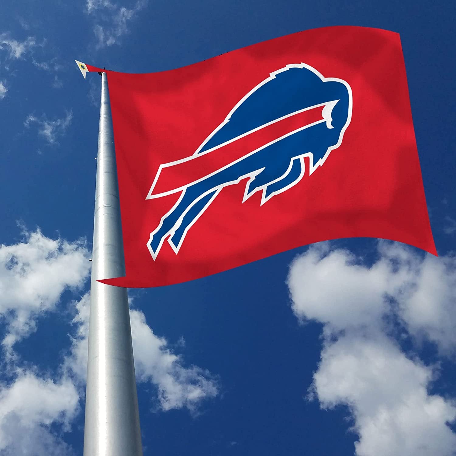 Buffalo Bills Premium 3x5 Foot Flag Banner, Metal Grommets, Indoor Outdoor, Single Sided 3
