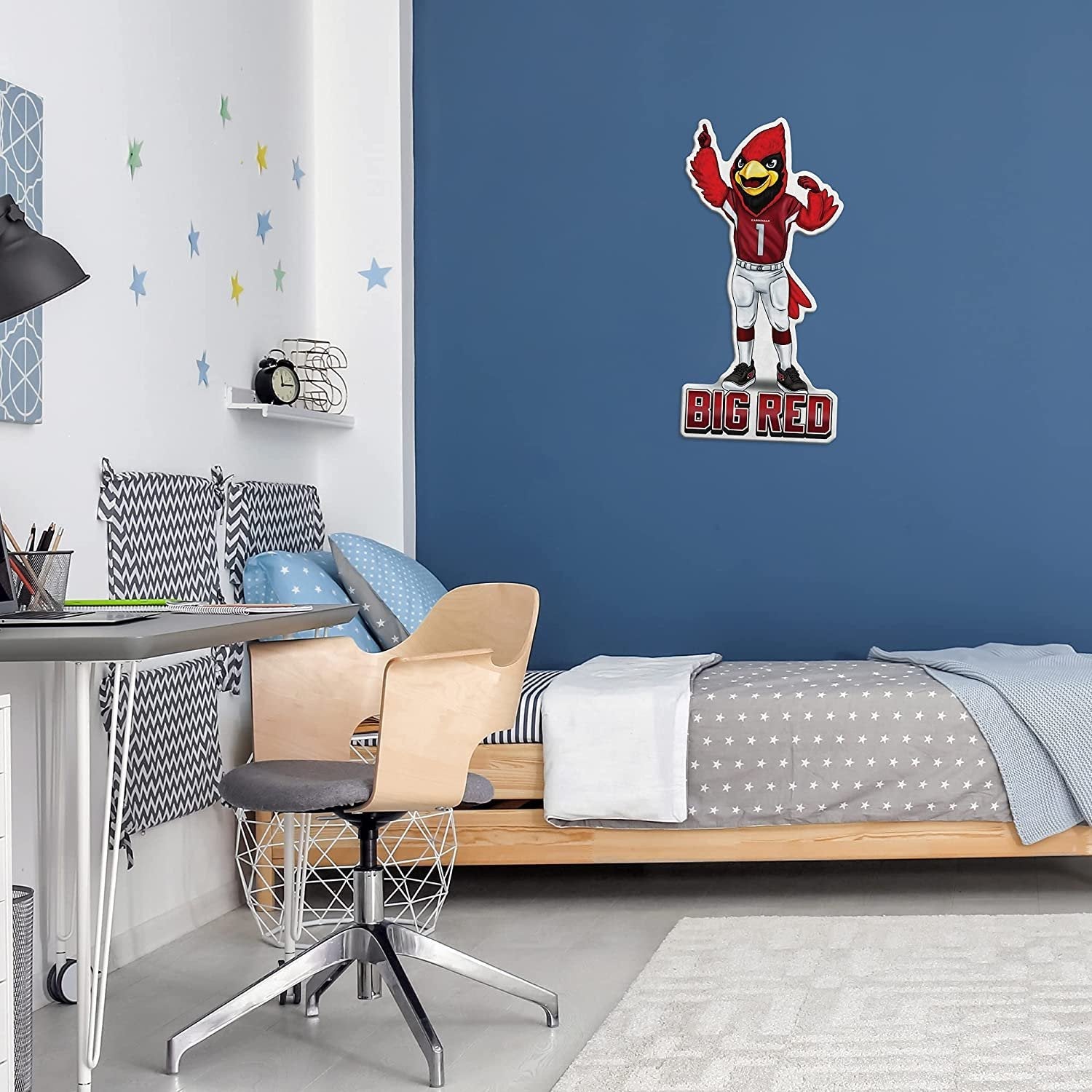 Arizona Cardinals Pennant Mascot Logo 18 Inch Soft Felt