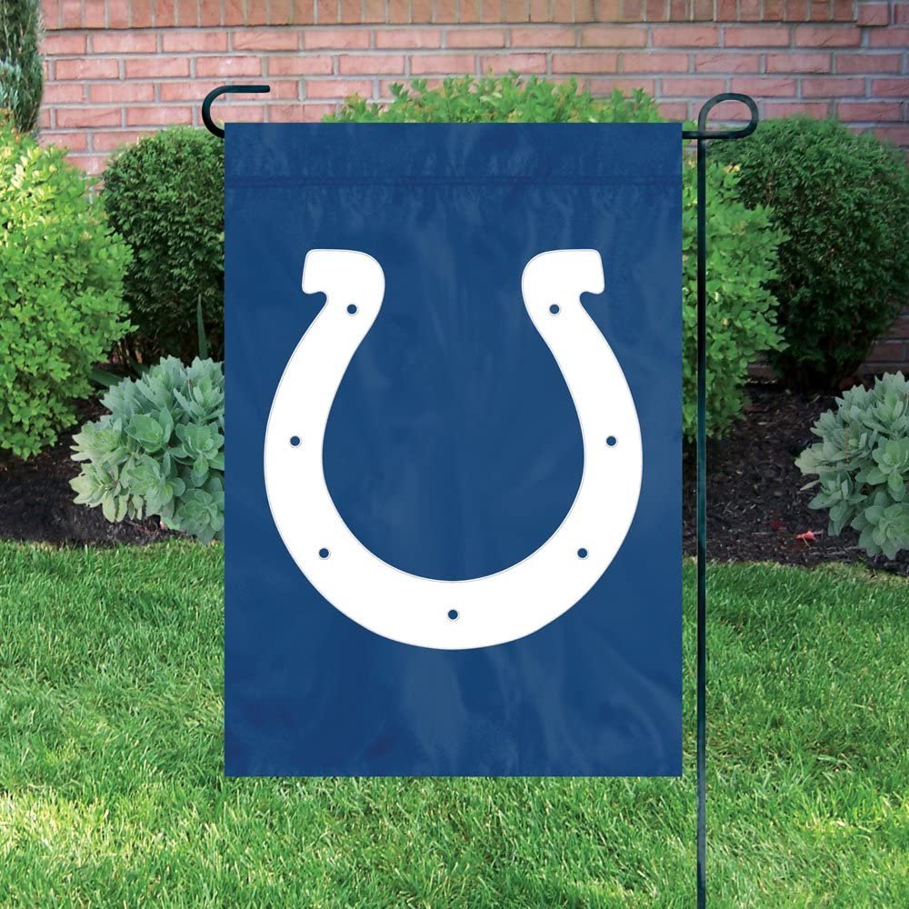 Indianapolis Colts Premium Garden Flag Banner, Embroidered, 13x18 Inch 3