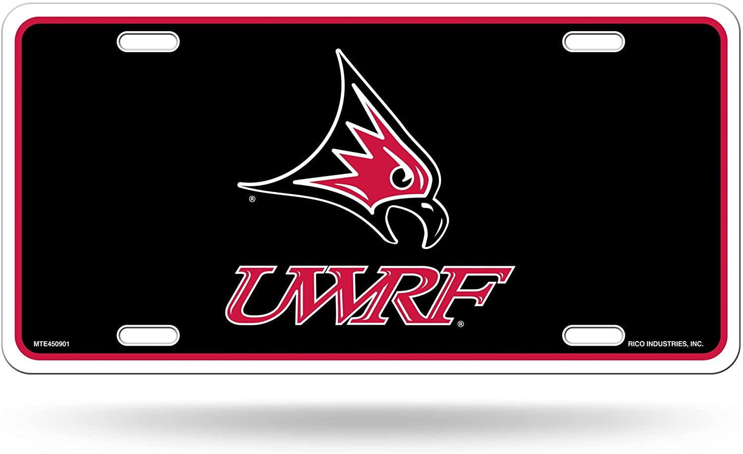 University of Wisconsin River Falls Falcons Metal Auto Tag License Plate, Logo Design, 6x12 Inch