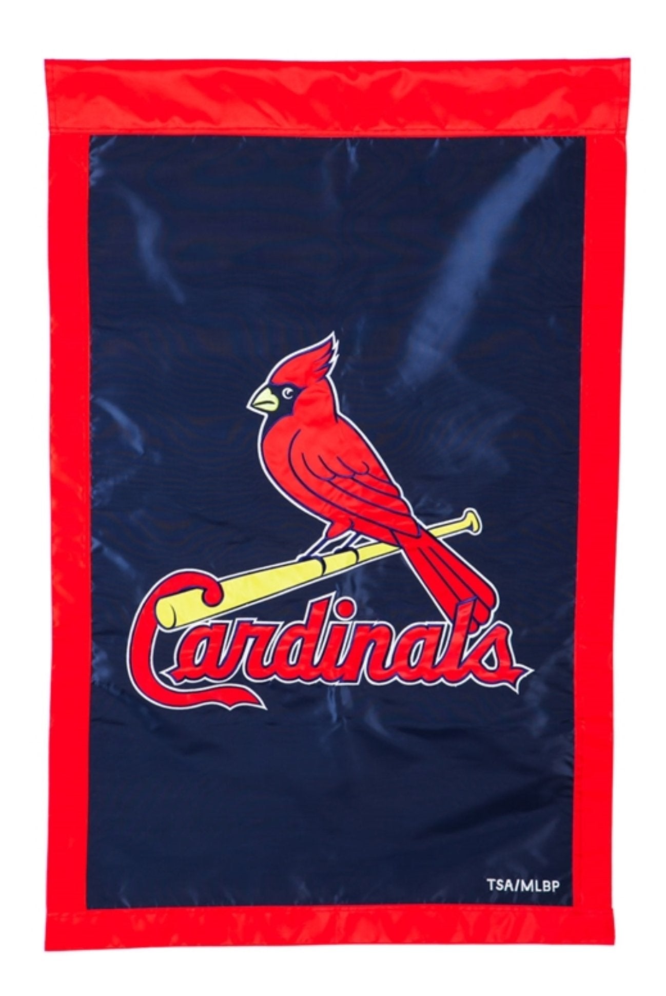 St Louis Cardinals Premium Double Sided Banner Vertical House Flag, Embroidered Applique, 28x44 Inch, Display Pole Sold Seperately, Officially Licensed