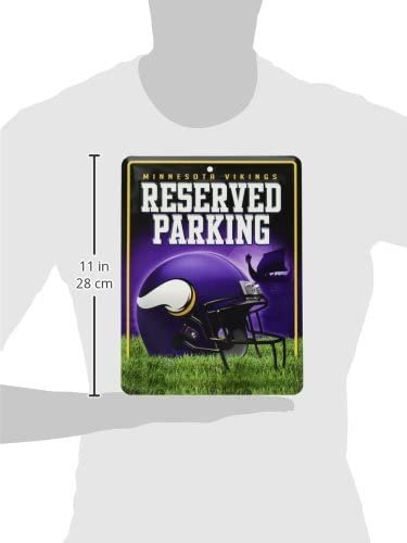 Minnesota Vikings Metal Parking Sign