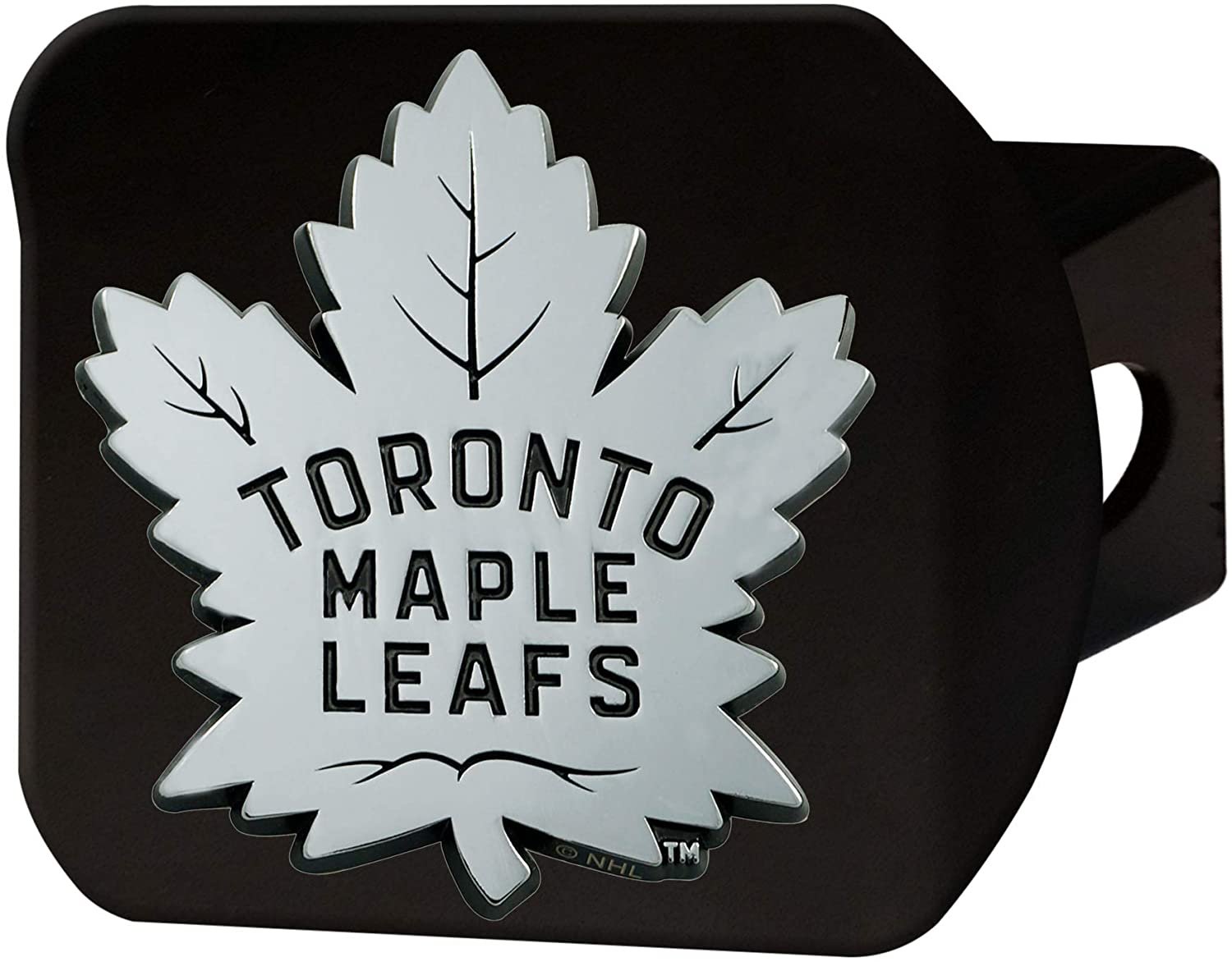 NHL - Toronto Maple Leafs Black Metal Hitch Cover