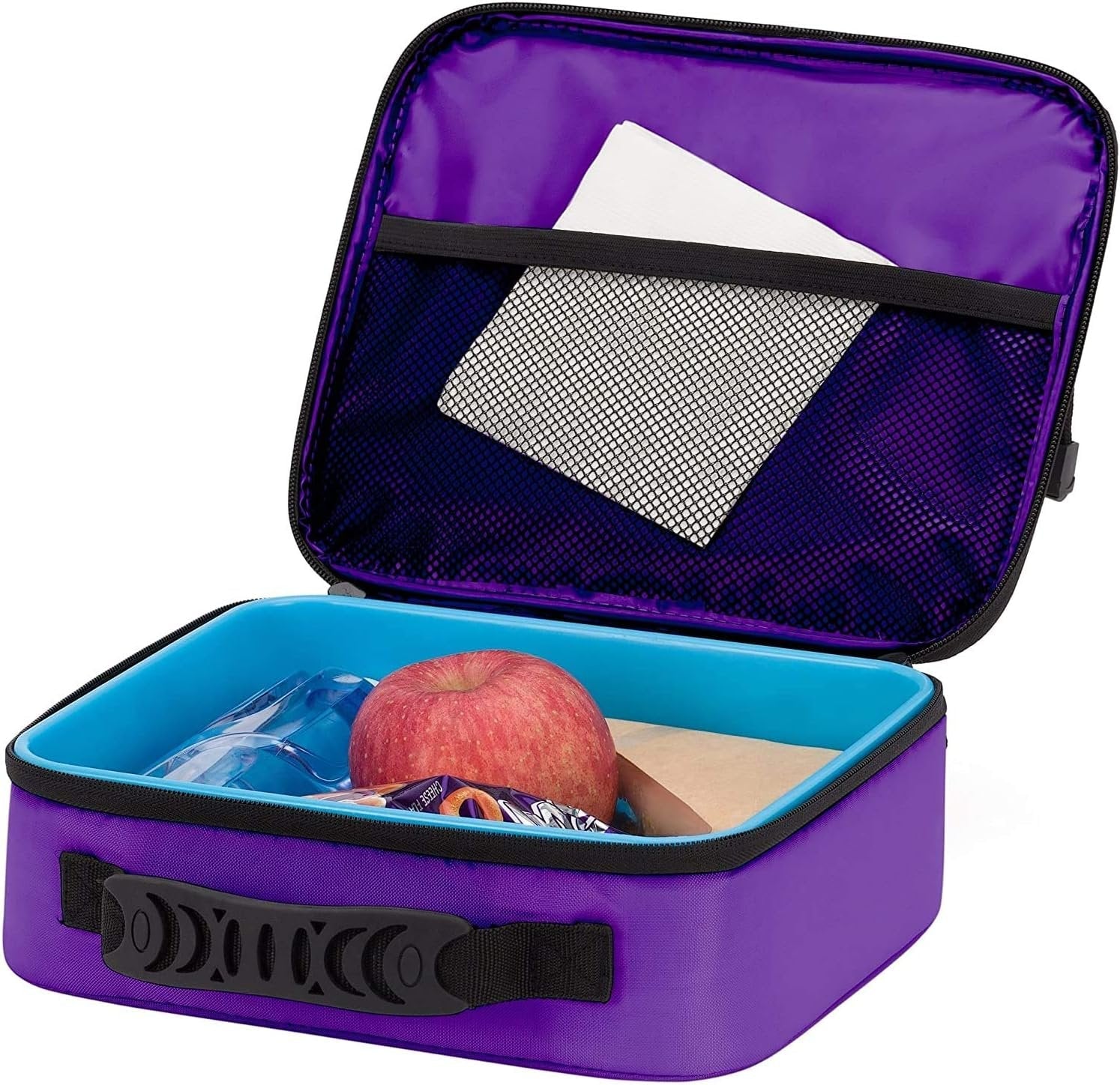 Orlando City FC Lunchbox Kit, MLS, Lunch Kit, Purple, 10x3x8 Inches, Zipper Close, Cooltime Design 3