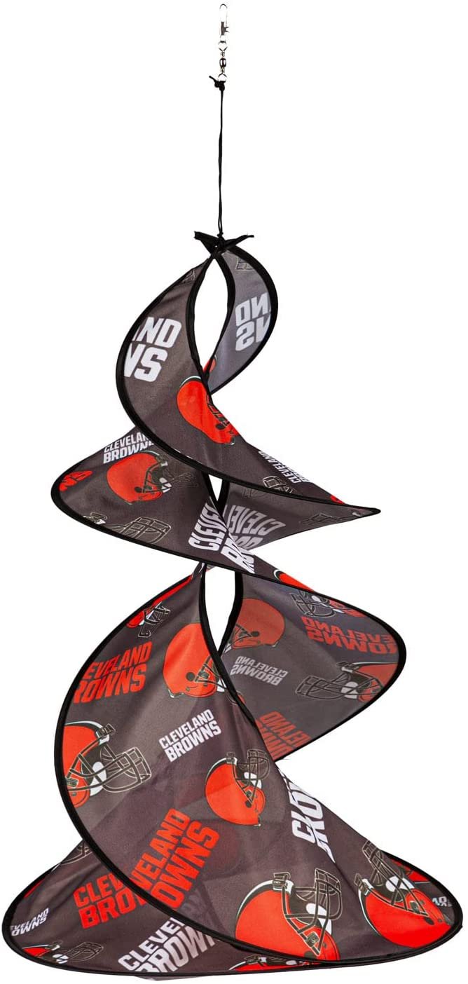 Cleveland Browns Flag Banner Wind Twister Spinner Outdoor 1