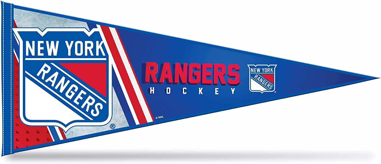 New York Rangers Soft Felt Pennant, 12 x 30-inches
