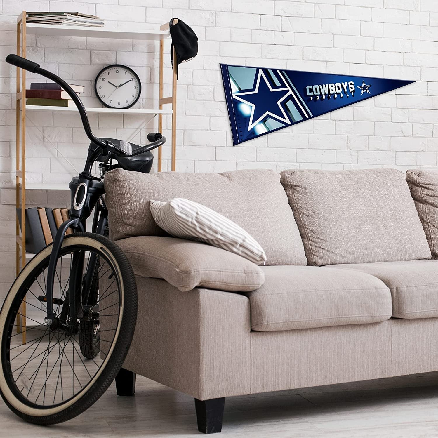 Rico Industries NFL Dallas Cowboys 12" X 30" Soft Felt Pennant 3