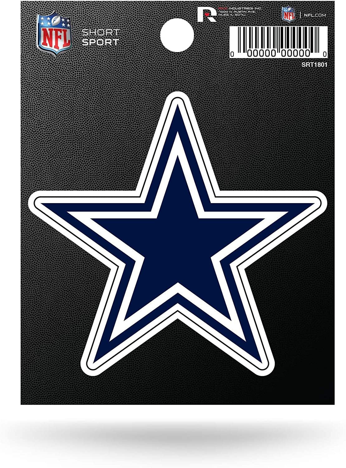 Dallas Cowboys 3 Inch Die Cut Sticker Decal, Flat Vinyl Full Adhesive Backing 1