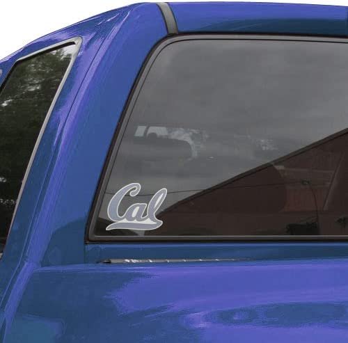 University of California Bears 8 Inch Perforated Auto Window Film Decal One-Way Vision Exterior Application 1