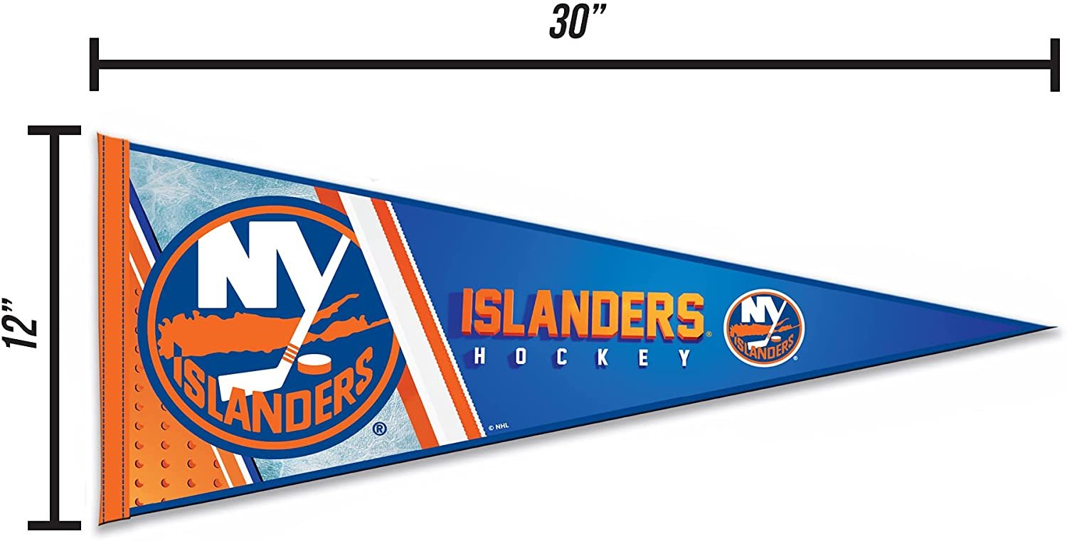 Rico Industries NHL New York Islanders 12" X 30" Soft Felt Pennant - Home/Wall Décor 4